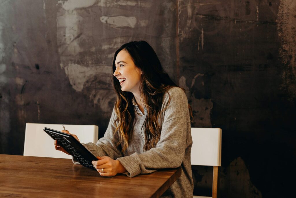 mujer freelancer